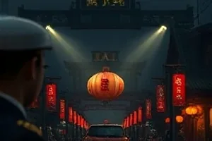 《山海之间》家庭剧封面，山脊线与渔村屋顶